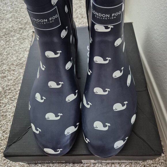 Womens London Fog Rain Boots- 9M NEW - Picture 1 of 5